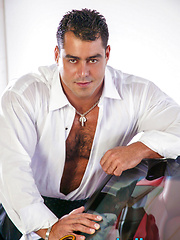 A red hot Corvette with a hunky Brazilian guy driving it, what more can you ask for!