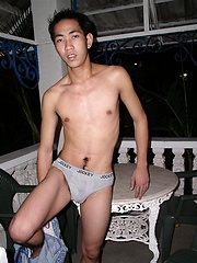 Boy shows his asian sexual passion